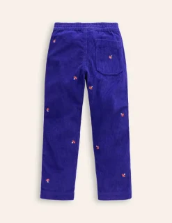 Pants & Jeans-Boden Chunky Cord Pull On Pants-Sapphire Blue Toadstool SapphireBlueToadstool