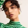 Jewelry-Boden Chunky Small Hoop Earrings- Gold