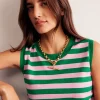 Jewelry-Boden Chunky T-bar Chain Necklace- Gold