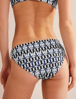 Swimwear-Boden Classic Bikini Bottoms-Black, White Geo Black,WhiteGeo
