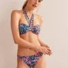 Swimwear-Boden Classic Bikini Bottoms-Dahlia Red, Botanic Terrace DahliaRed,BotanicTerrace