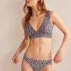 Swimwear-Boden Classic Bikini Bottoms-Dark Burgundy, Reverie DarkBurgundy,Reverie