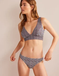 Swimwear-Boden Classic Bikini Bottoms-Dark Burgundy, Reverie DarkBurgundy,Reverie