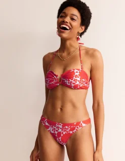 Swimwear-Boden Classic Bikini Bottoms-Fire Cracker, Gardenia Swirl FireCracker,GardeniaSwirl