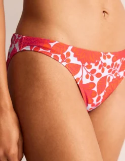 Swimwear-Boden Classic Bikini Bottoms-Fire Cracker, Gardenia Swirl FireCracker,GardeniaSwirl