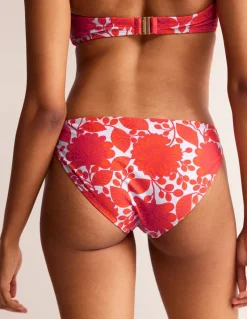Swimwear-Boden Classic Bikini Bottoms-Fire Cracker, Gardenia Swirl FireCracker,GardeniaSwirl