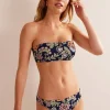 Swimwear-Boden Classic Bikini Bottoms-Midnight, Multi Floral Midnight,MultiFloral