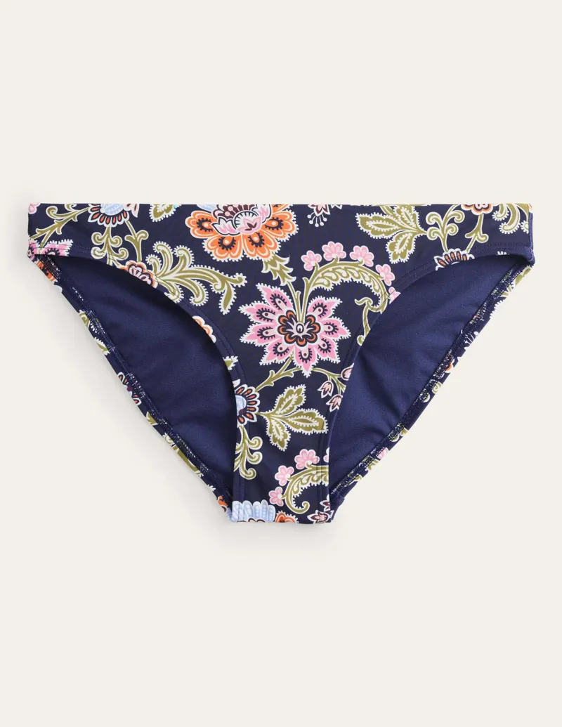 Swimwear-Boden Classic Bikini Bottoms-Midnight, Multi Floral Midnight,MultiFloral