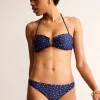 Swimwear-Boden Classic Bikini Bottoms-Navy Foil Spot NavyFoilSpot