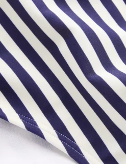 Swimwear-Boden Classic Bikini Bottoms-Navy, Ivory Stripe Navy,IvoryStripe
