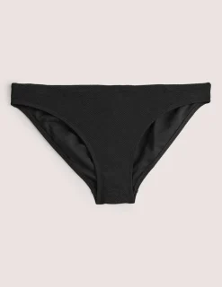 Swimwear-Boden Classic Bikini Bottoms-Textured Black TexturedBlack