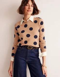 Belts-Boden Classic Leather Belt-Black and Camel Spot BlackandCamelSpot