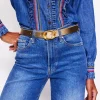 Belts-Boden Classic Leather Belt- Gold