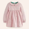 Tops & T-Shirts | Tunics-Boden Collared Tunic-Vintage Pink/ Oatmeal Stripe VintagePink/OatmealStripe