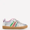 Shoes, Sneakers & Boots-Boden Colourblock Low Tops-Silver Metallic SilverMetallic