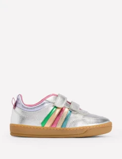 Shoes, Sneakers & Boots-Boden Colourblock Low Tops-Silver Metallic SilverMetallic