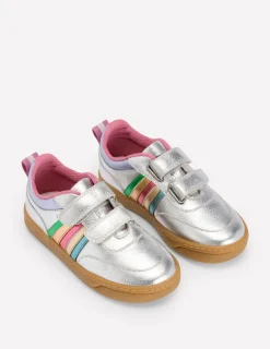 Shoes, Sneakers & Boots-Boden Colourblock Low Tops-Silver Metallic SilverMetallic