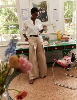 Shirts | Tops & Blouses-Boden Connie Relaxed Cotton Shirt- White