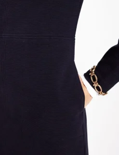 Dresses & Jumpsuits | Petite Dresses-Boden Cornelia Ottoman Dress- Black