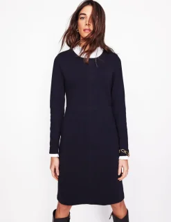 Dresses & Jumpsuits | Petite Dresses-Boden Cornelia Ottoman Dress- Black