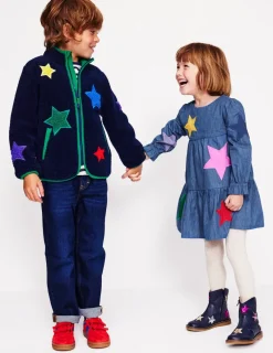 Coats & Jackets-Boden Cosy Borg Jacket-College Navy Star CollegeNavyStar