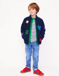 Coats & Jackets-Boden Cosy Borg Jacket-College Navy Star CollegeNavyStar