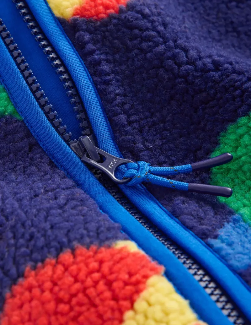 Coats & Jackets-Boden Cosy Borg Jacket-Twilight Blue Planets TwilightBluePlanets