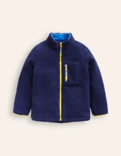 Coats & Jackets-Boden Cosy Windproof Fleece-College Navy CollegeNavy