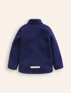 Coats & Jackets-Boden Cosy Windproof Fleece-College Navy CollegeNavy