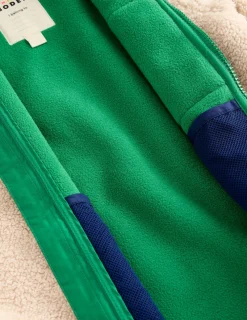 Coats & Jackets-Boden Cosy Windproof Fleece-Natural Sherpa NaturalSherpa