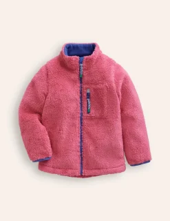 Coats & Jackets-Boden Cosy Windproof Fleece-Rose Pink RosePink
