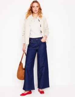 T-Shirts & Tanks | Tops & Blouses-Boden Cotton Crew Long Sleeve Top- White