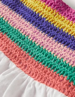 Tops & T-Shirts-Boden Crochet Tank Top- White