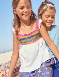 Tops & T-Shirts-Boden Crochet Tank Top- White