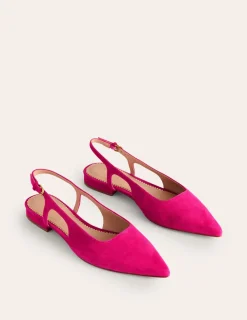 Flats-Boden Cut Out Sling Back Flats-Pink Peacock Kid Suede PinkPeacockKidSuede