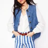 Jackets & Coats-Boden Denim Quilted Gilet-Mid Wash MidWash