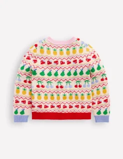 Sweaters & Cardigans-Boden Edie Fair Isle Cardigan-Multi Fruit MultiFruit