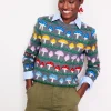 Sweaters & Cardigans-Boden Edie Fair Isle Sweater-Grey Mushroom GreyMushroom
