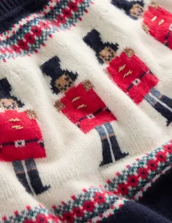 Sweaters & Cardigans-Boden Edie Fair Isle Sweater-Navy, Soldiers Navy,Soldiers