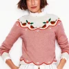 Sweaters & Cardigans-Boden Edie Fair Isle Sweater-Quartz Pink, Robins QuartzPink,Robins
