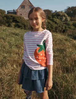 Tops & T-Shirts-Boden Ella Breton-Cosmos Pink Strawberry CosmosPinkStrawberry