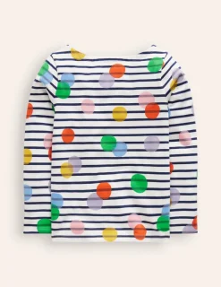 Tops & T-Shirts-Boden Ella Breton-Multi Spot MultiSpot