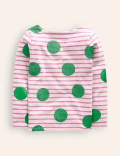 Tops & T-Shirts-Boden Ella Breton-Rich Emerald Foil Spot RichEmeraldFoilSpot