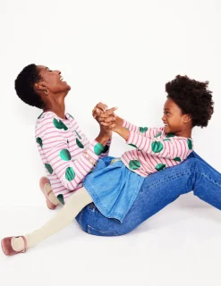 Tops & T-Shirts-Boden Ella Breton-Rich Emerald Foil Spot RichEmeraldFoilSpot
