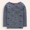 Tops & T-Shirts-Boden Ella Breton-Starboard Blue/ Ivory Festive StarboardBlue/IvoryFestive