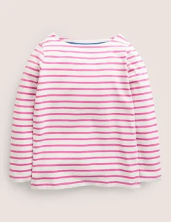 Tops & T-Shirts-Boden Ella Breton-Tickled Pink/Ivory TickledPink/Ivory