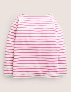 Tops & T-Shirts-Boden Ella Breton-Tickled Pink/Ivory TickledPink/Ivory