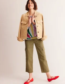 T-Shirts & Tanks | Tops & Blouses-Boden Ella Long Sleeve Breton-Multi, Sunshine Pop Multi,SunshinePop