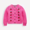 Sweaters & Cardigans-Boden Embroidered Pointelle Cardigan-Rose Petal Pink Cherries RosePetalPinkCherries