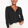 Sweaters & Cardigans-Boden Emilia Cotton Crew Cardigan- Black
